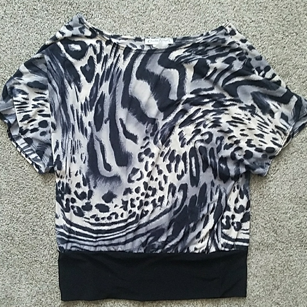 Soft Animal Print Blouse